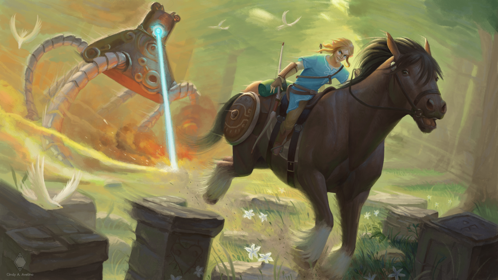 The Legend of Zelda: Breath of the Wild Fan art. 