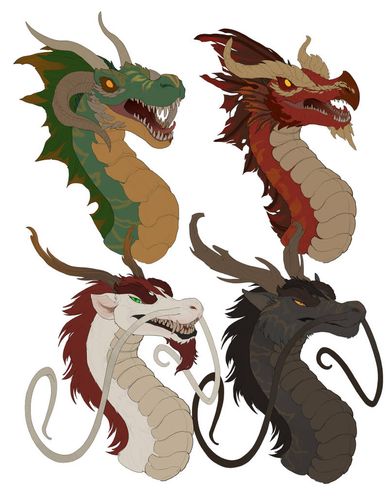 Dragon Portraits By CindyAvelino On DeviantArt dragon-portraits-by-cindyavelino-on-deviantart