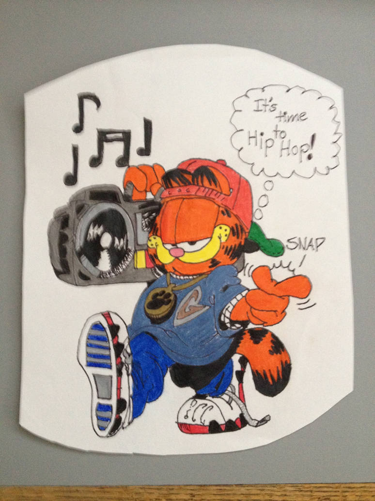 Hop hip Garfield by jeslacker on DeviantArt