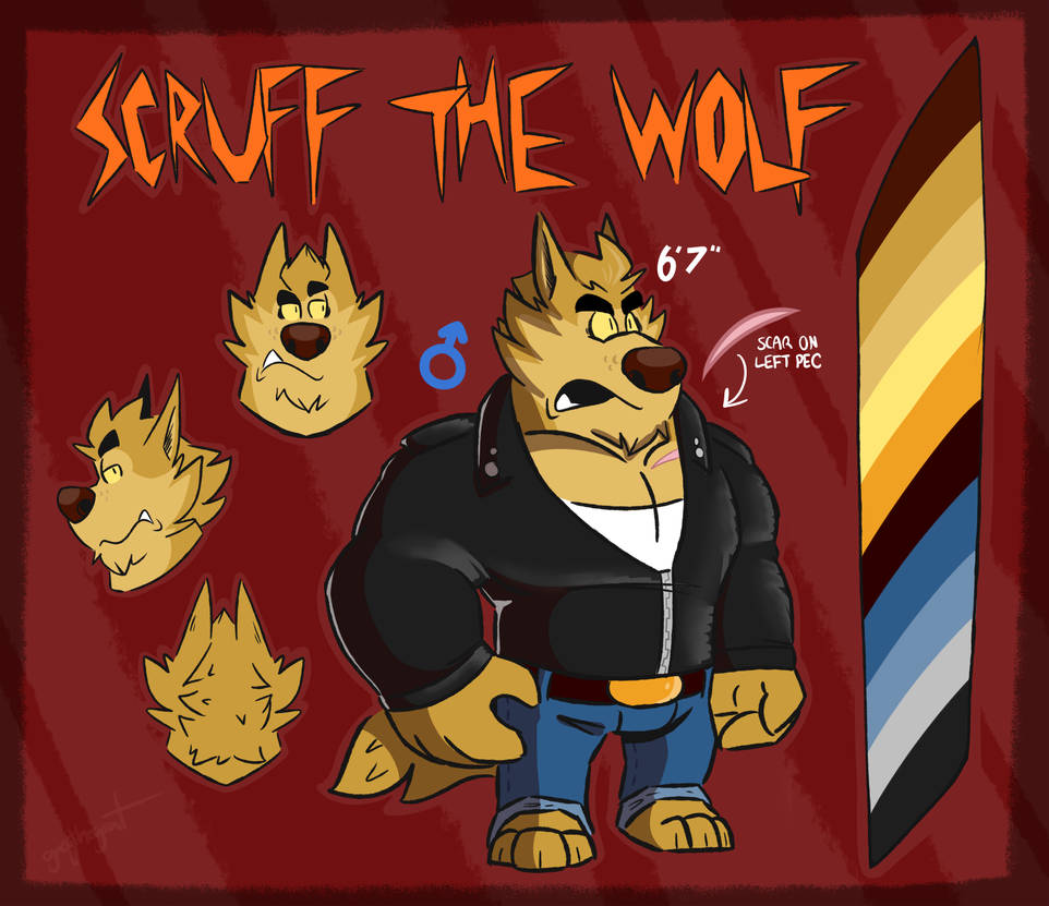 Scruff's ref sheet by Gregdagoat on DeviantArt