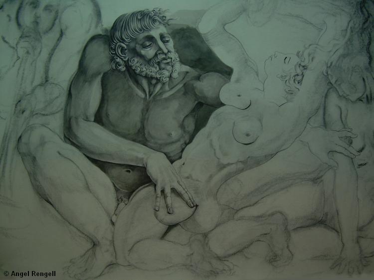 BACANAL - Angel Rengell by ANGELRENGELL