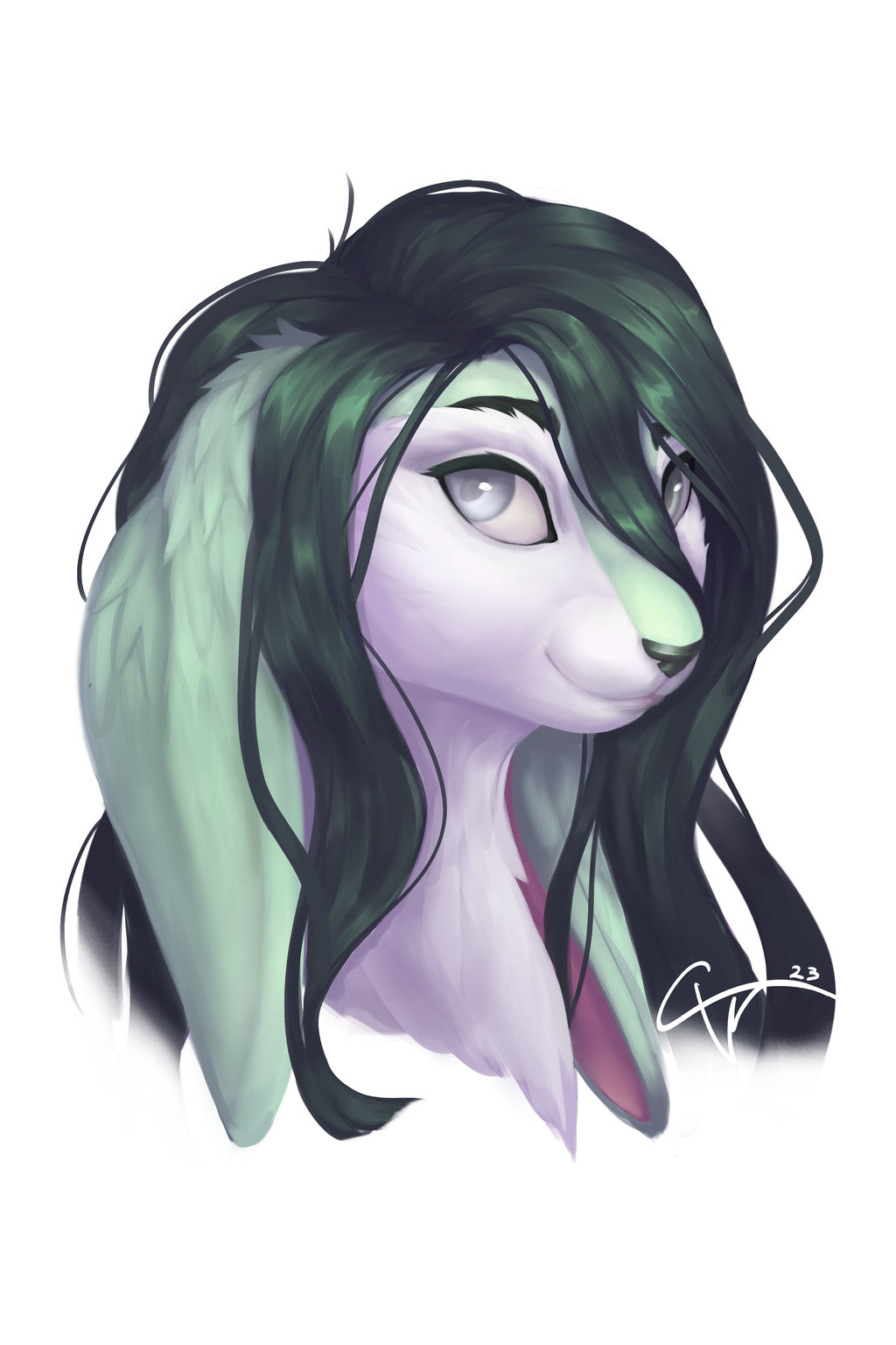 Wolves Matcha Matcha headshot (Gift art) by Cana-the-wolf on DeviantArt