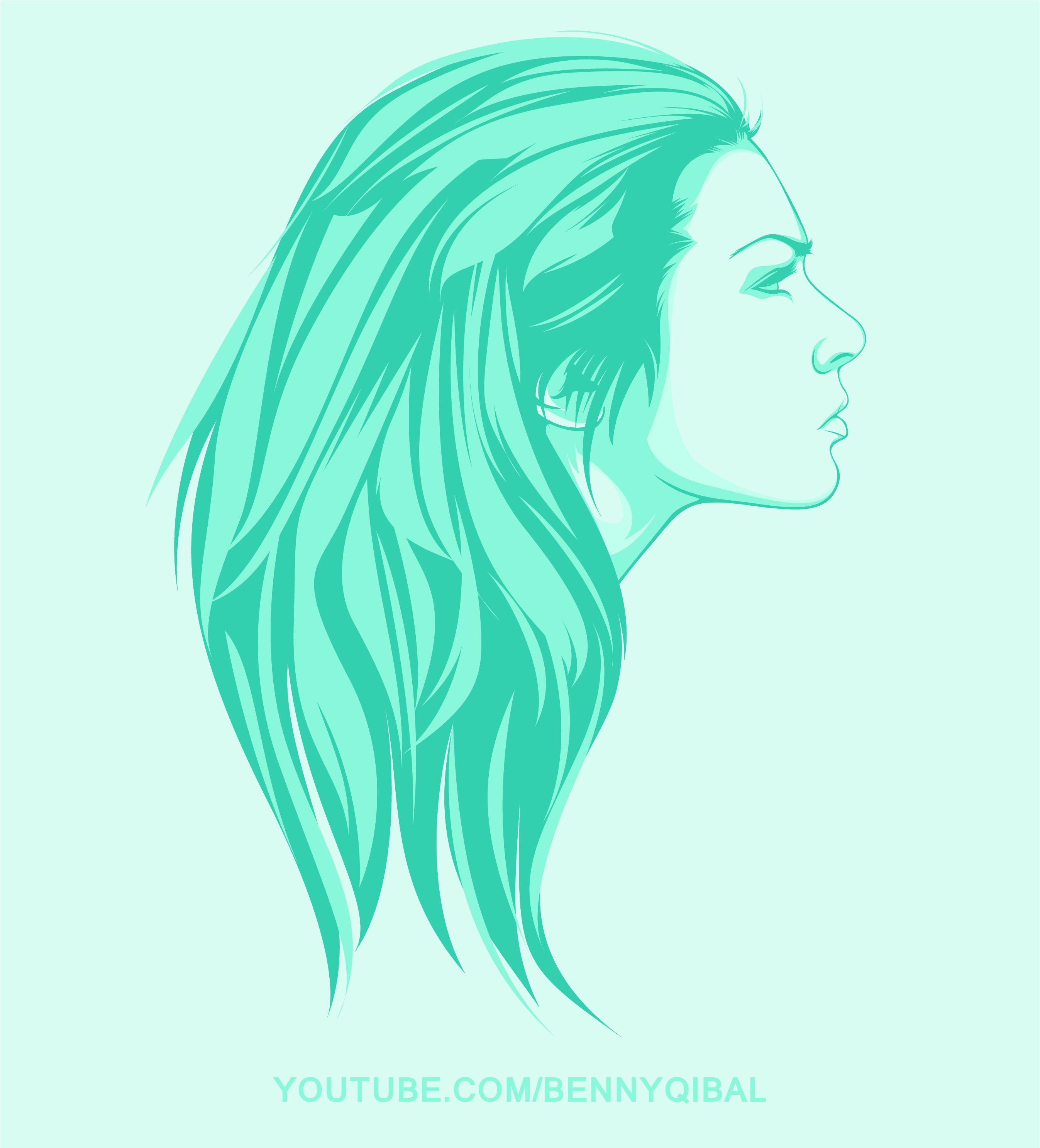 Vector Portrait In Adobe Illustrator by bennyqibal