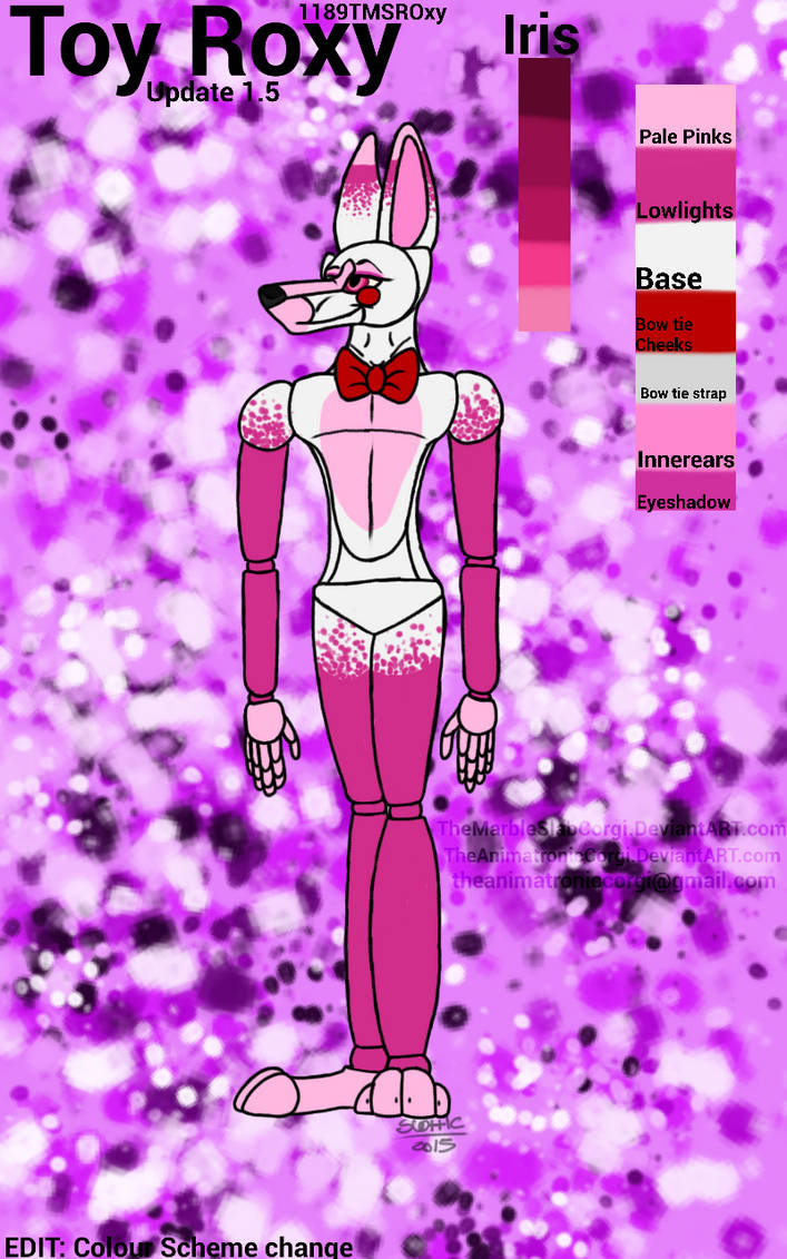 Toy Roxy 1.5 (2015-16) by TheMarbleSlabCorgi on DeviantArt