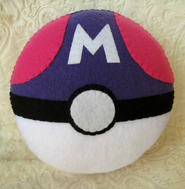 Masterball Pokemon Plush Pillow