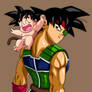 Baby Goku and Bardock