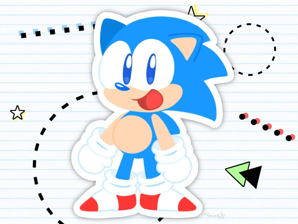 Classic Sonic!! by Novae3 on DeviantArt