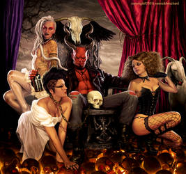 Four Foul Fiends by YannickBouchard