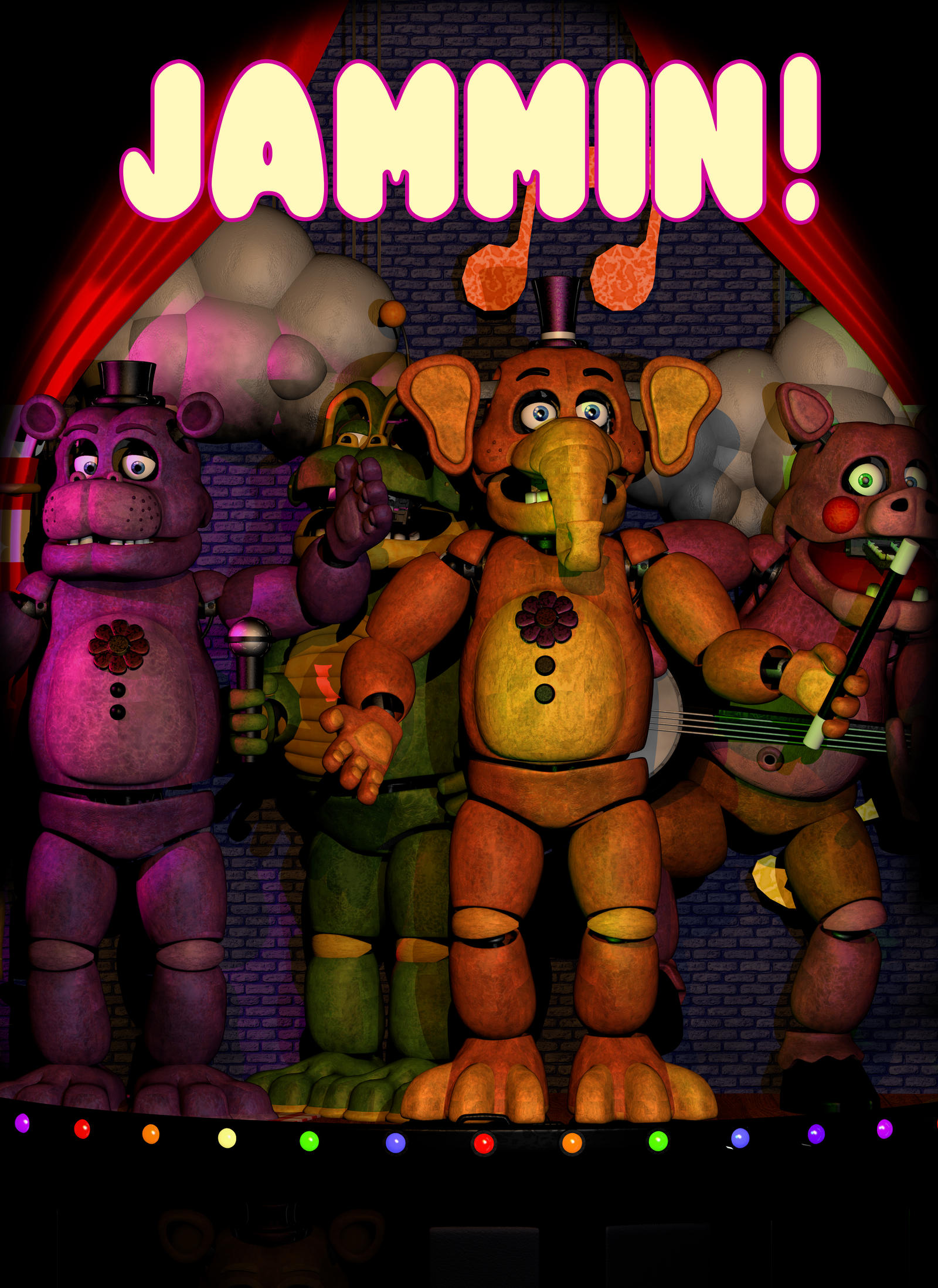 Jammin Rom Jammin' Poster by GabeTheWaffle on DeviantArt