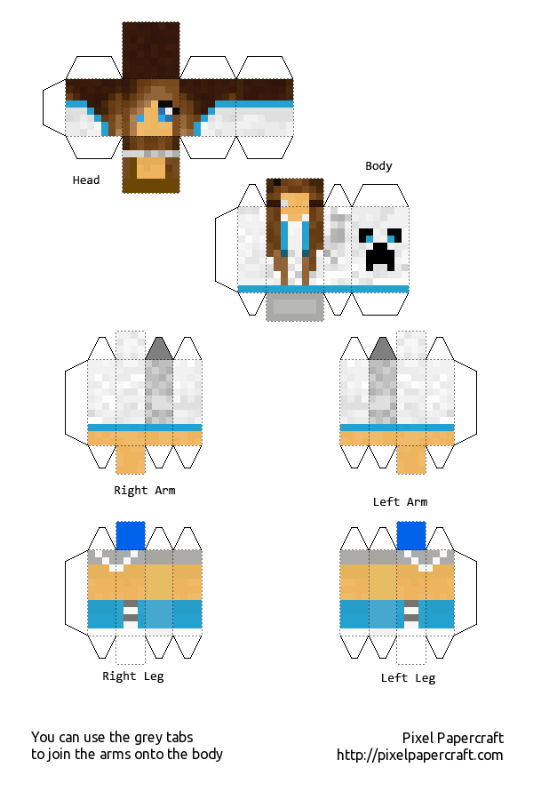Papercraft Your Minecraft Skin! - Instructables