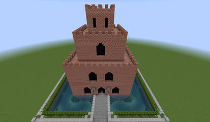 Super Mario Bros. 1 Castle (Second Perspective)