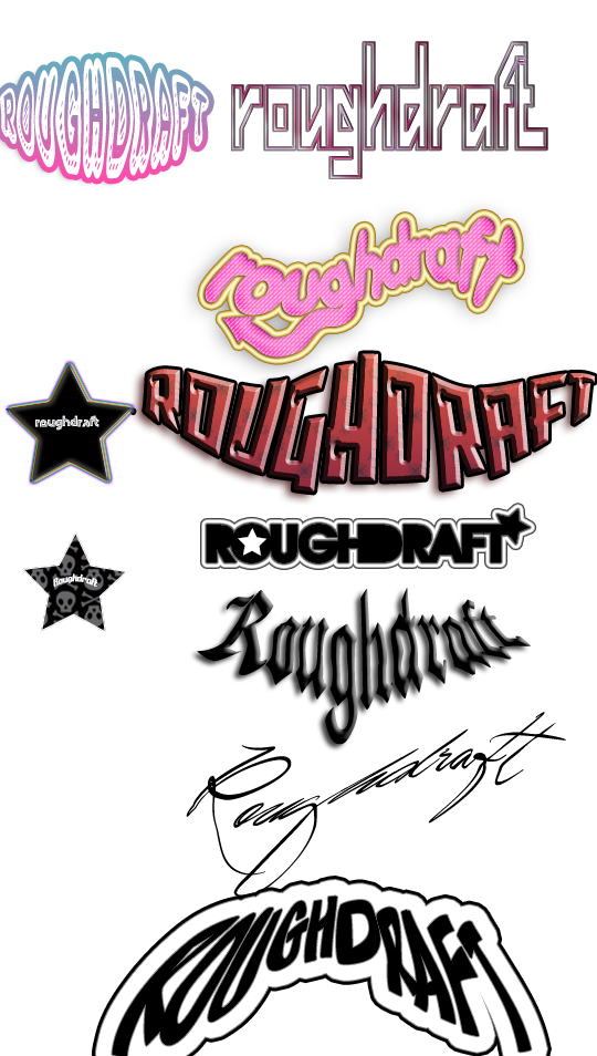 Practicing Logos by noveltybest on DeviantArt