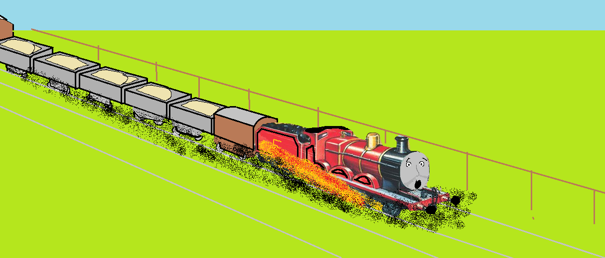 Thomas and the breakdown top train