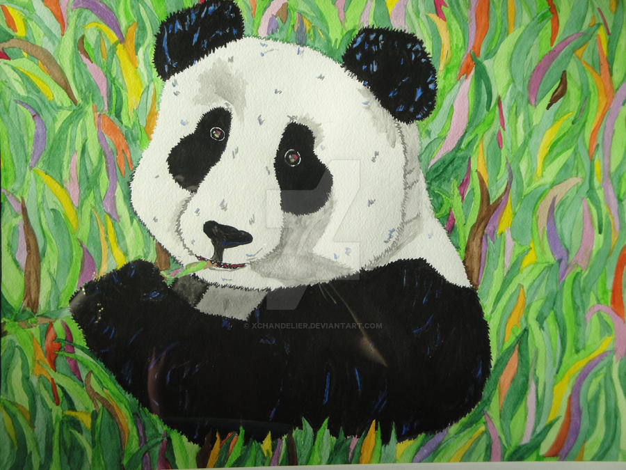 Panda in the Colors by xchandelier on DeviantArt
