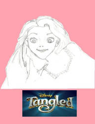 Tangled Rapuzel Sketch