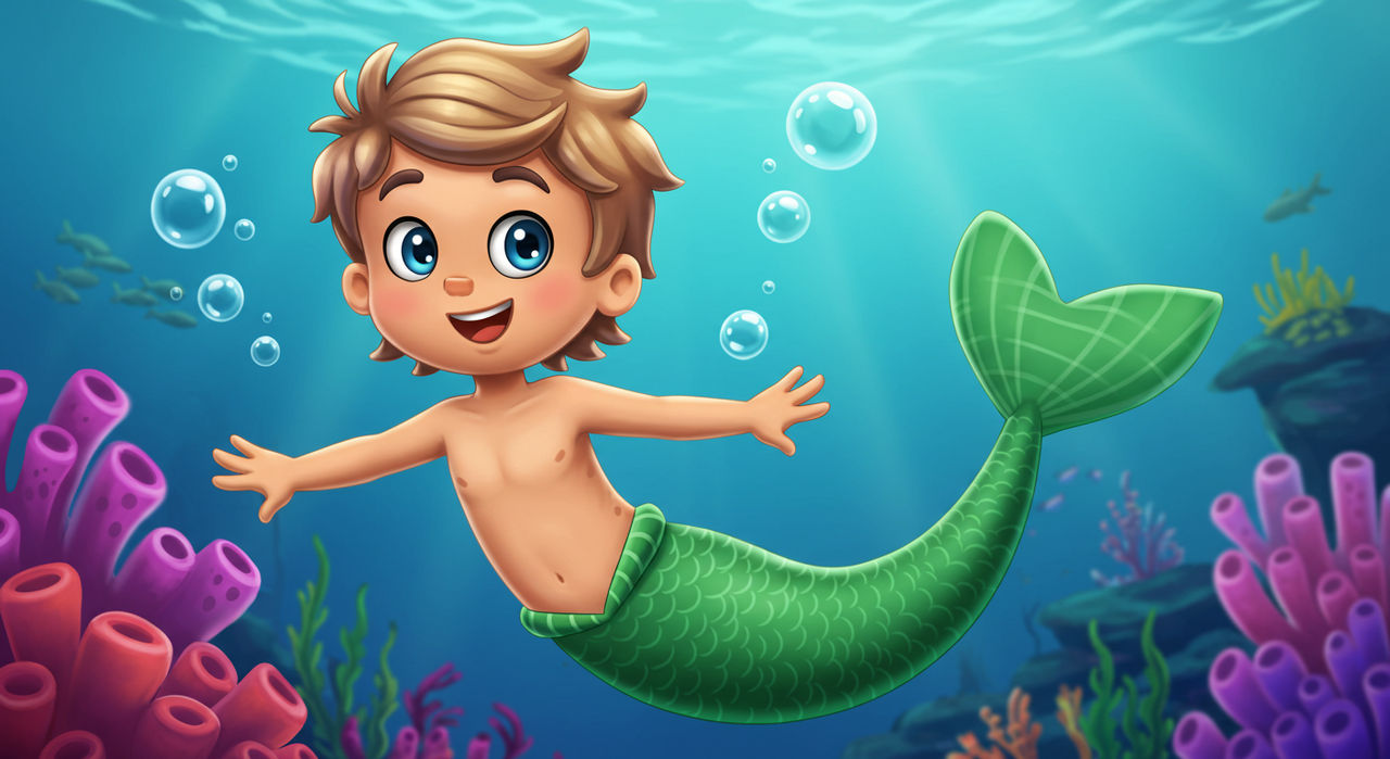 @Lojored as a merboy by LT124 on DeviantArt