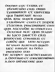 Psalm 24 - Vulgate - Uncial