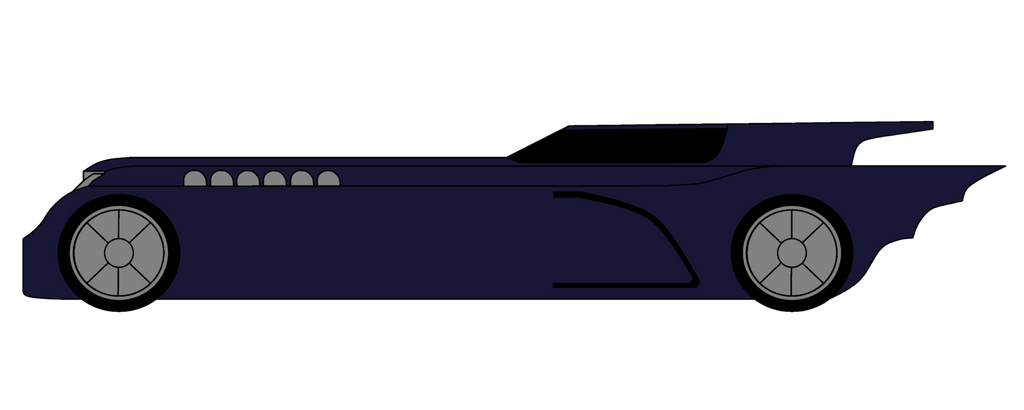 Batmobile Animared Batman The Animated Series Batmobile by FrehleyFan on DeviantArt