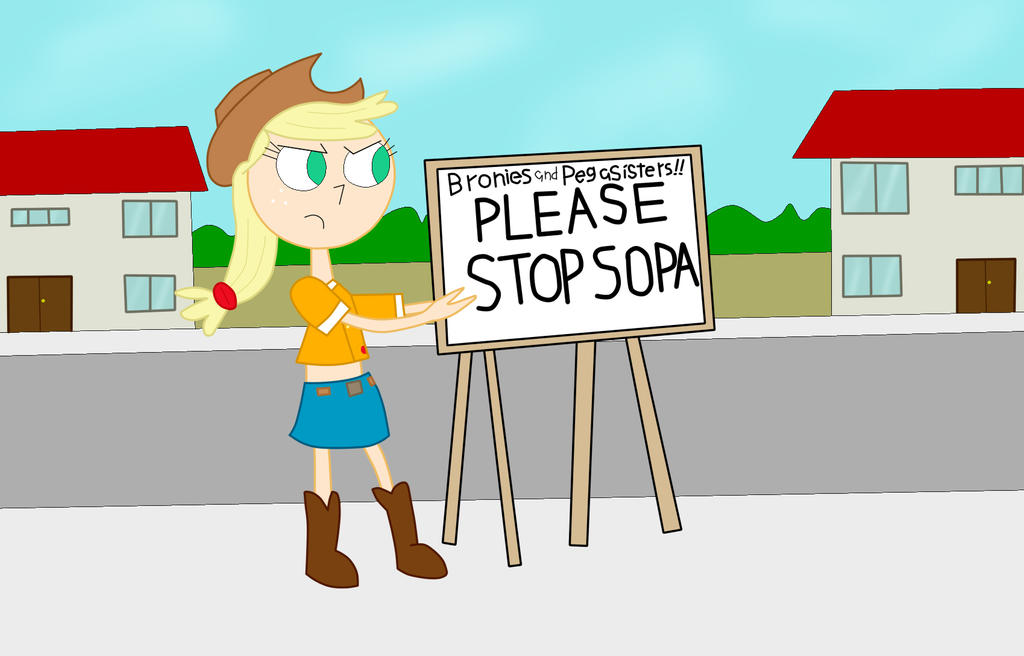 Stop the Sopa with Applejack