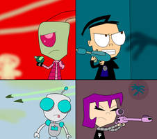 The 9 Inch Nailed Fanart for Invader Zim
