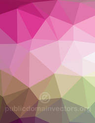 Polygonal abstract vector graphic public domain