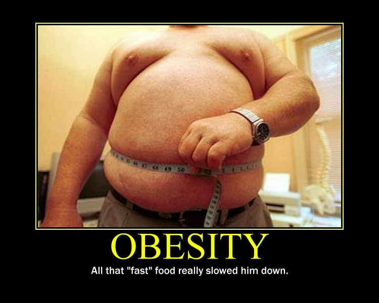 Obesity Demotivational