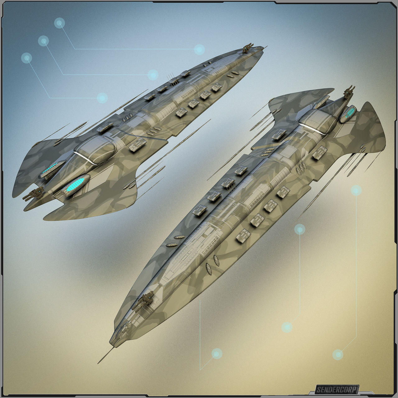 Heavy Battle Cruiser / Big Gunship