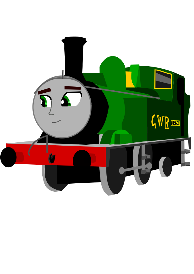 Oliver The Great Western Auto-tank Engine by ShawAnderson on DeviantArt