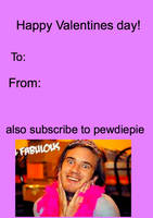 Subscribe To Pewdiepie Valentines