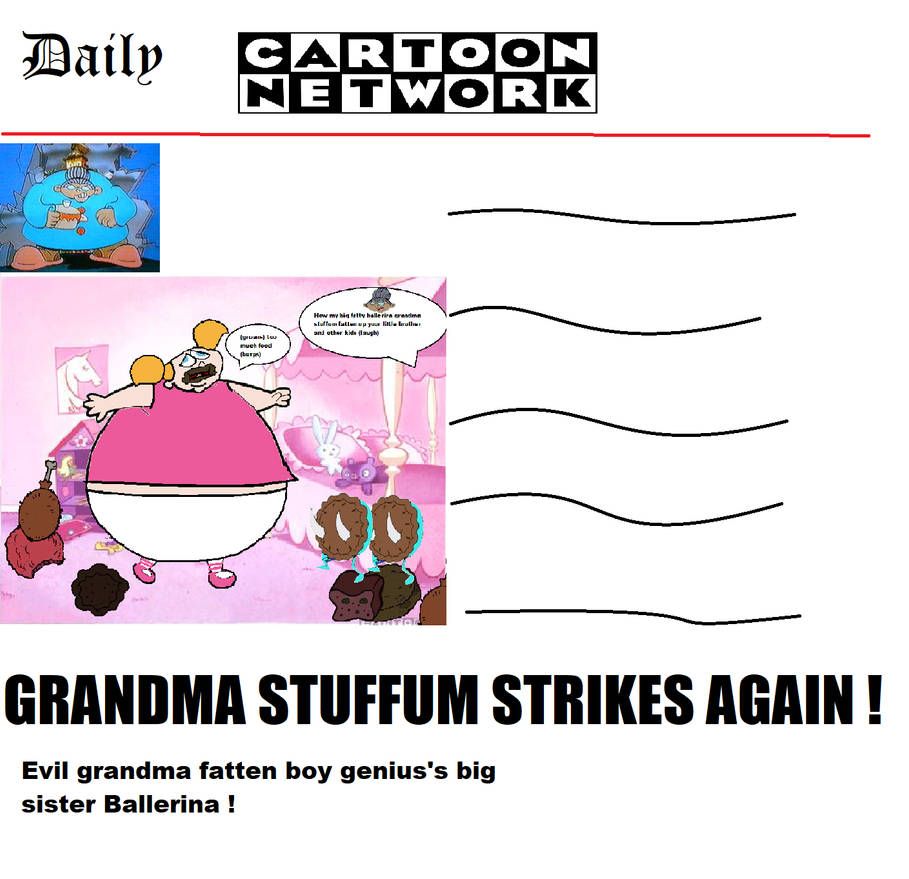 Grandma Stuffum Strikes again ! by alexb22 on DeviantArt