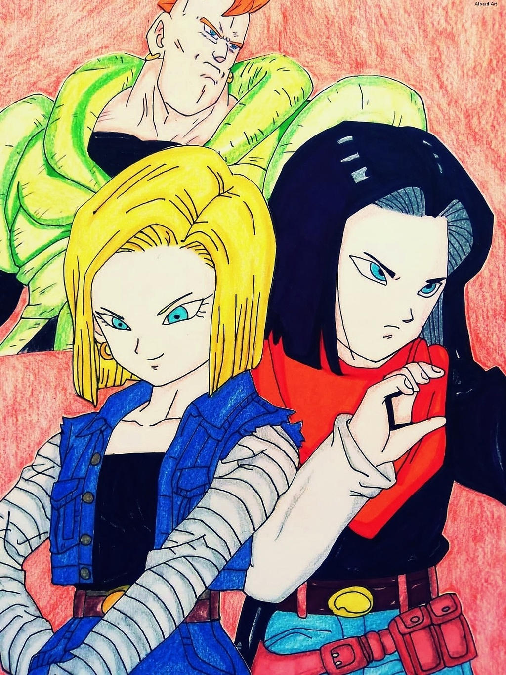 Dragon Ball Z: Android 17 and 18 by Dagga19 on DeviantArt