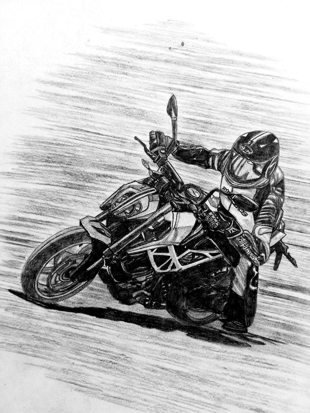 KTM 390 DUKE - Pencildrawing by AlberdiArt on DeviantArt