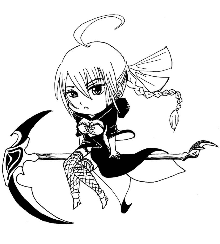 Chibi Reaper-chan by TOTOOLTOULTO on DeviantArt