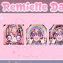 YCH Remielle Emotes!! *Free to Use*