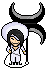 Pixel Noitora with Zanpakutou