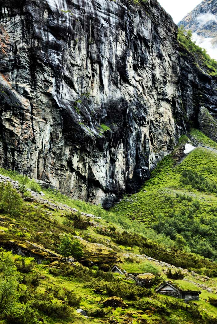 Cabins under the Rocks