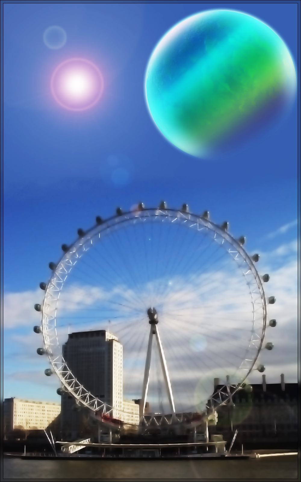 Planet over London