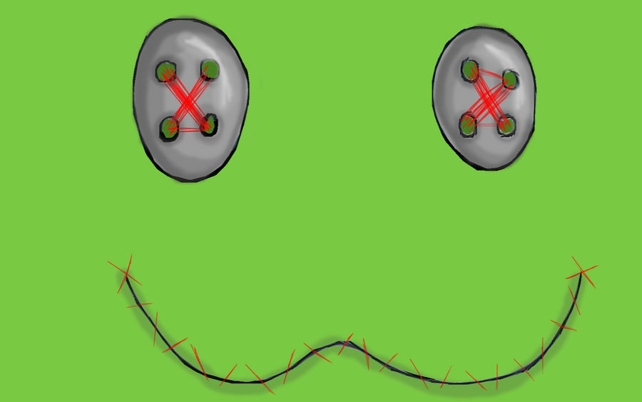 Buton Rounded Eyes Cute Button eyes by Painted-fake-smile on DeviantArt