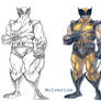 Wolverine before and after