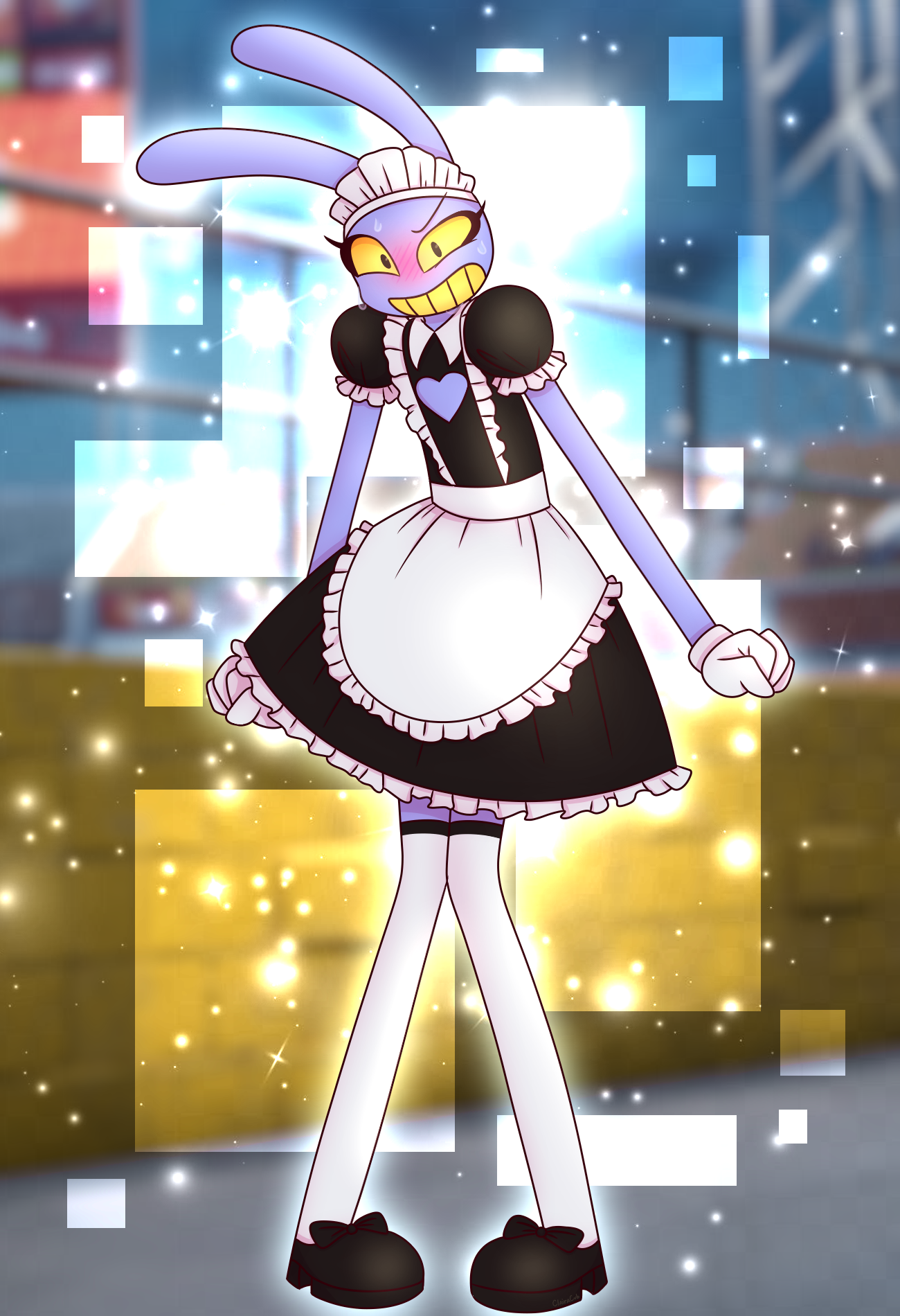 Jax s Maid Dress By ClairaCub On DeviantArt jax-s-maid-dress-by-clairacub-on-deviantart