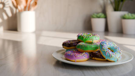 Plate of Donuts