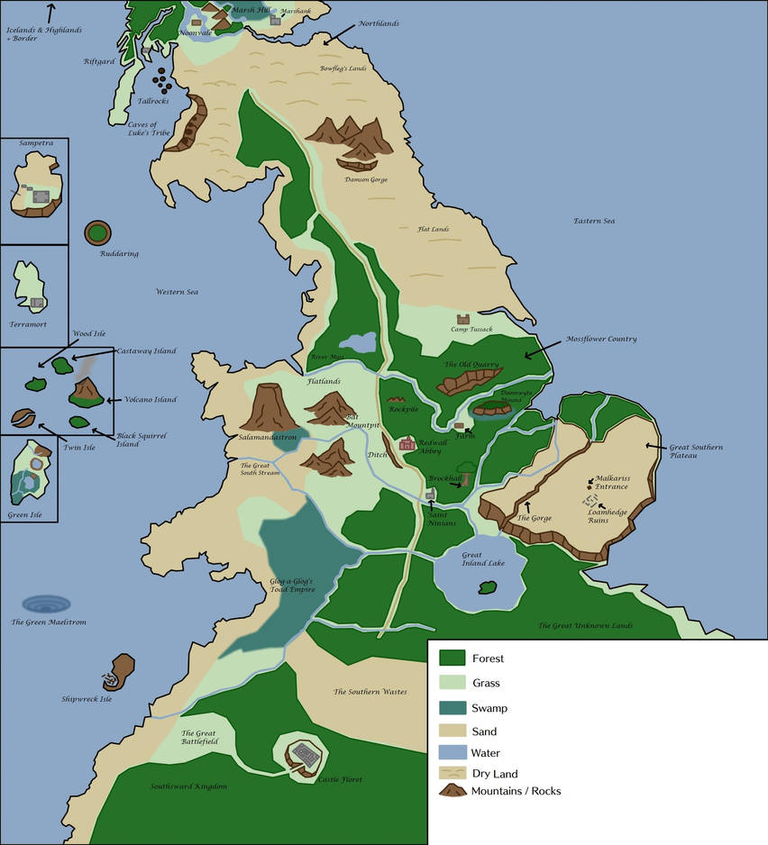 Redwall Map Rift Guard Redwall Full Map of Explored Country by Lazurez on DeviantArt