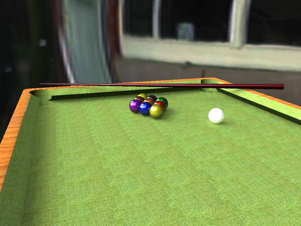 billiard table in 3D by chungkie15 on DeviantArt