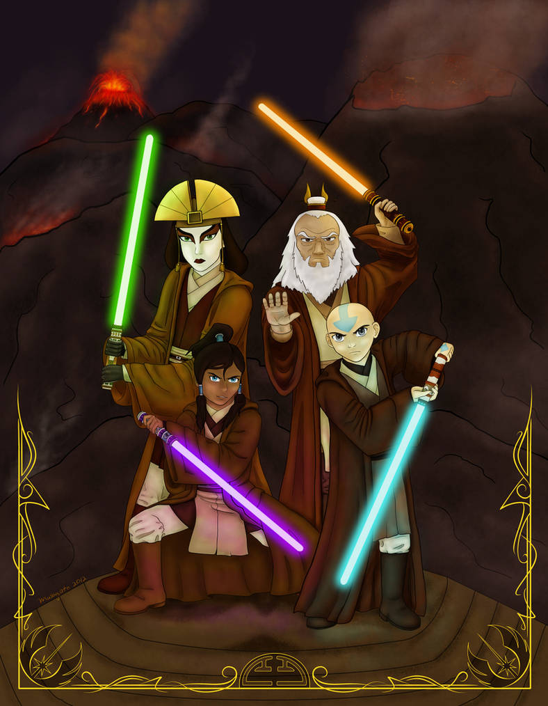 Avatar Jedi Council by musogato