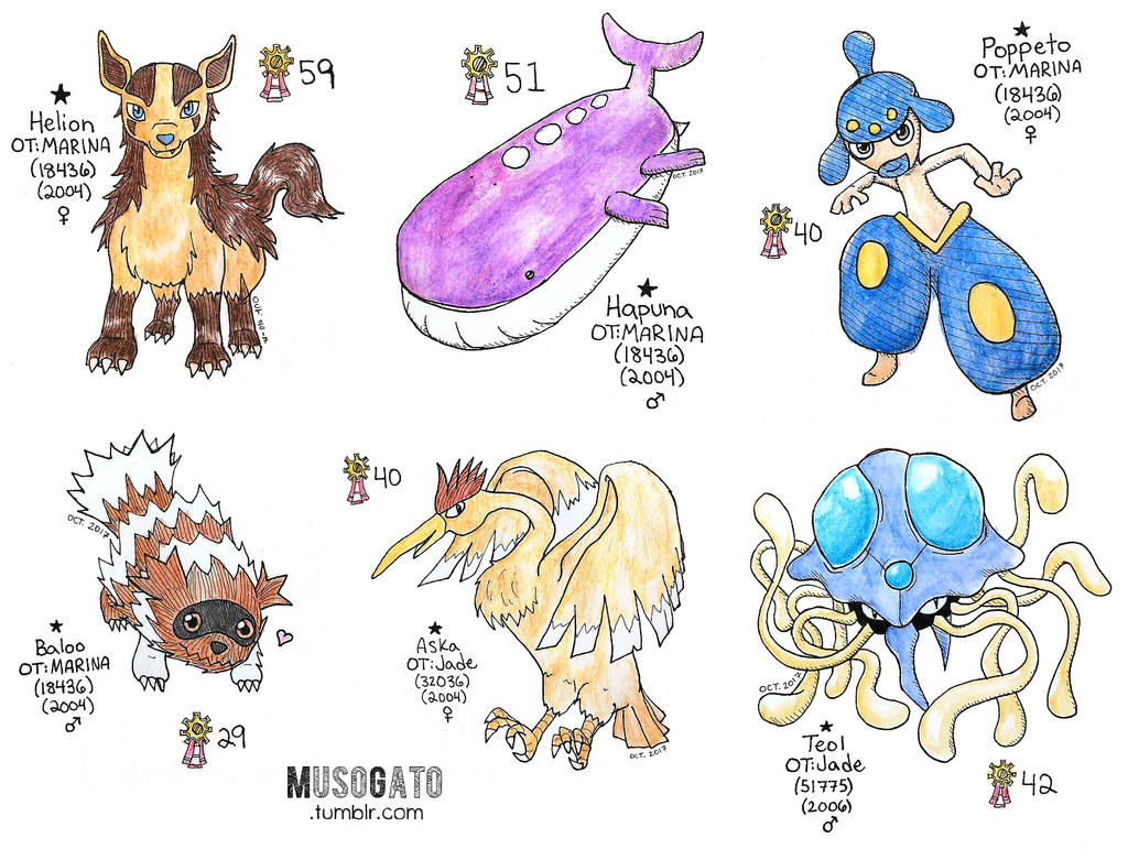 Inktober 2017: First Shinies by musogato