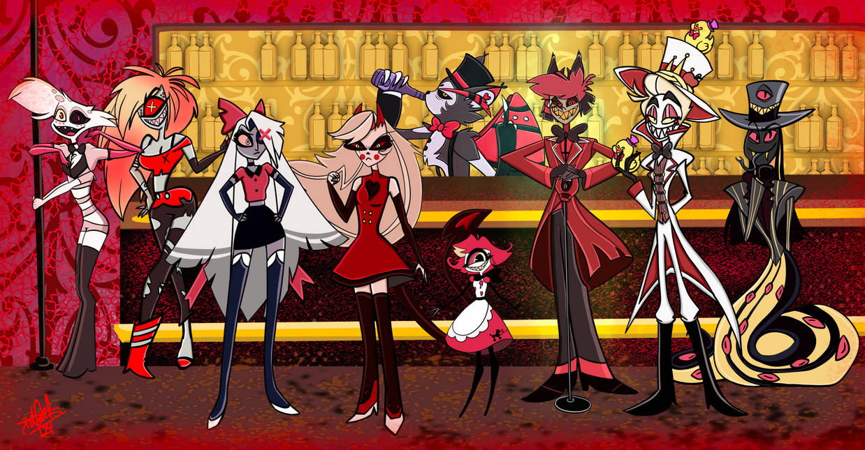 Hazbin Hotel Character Composition by KultKawaii on DeviantArt