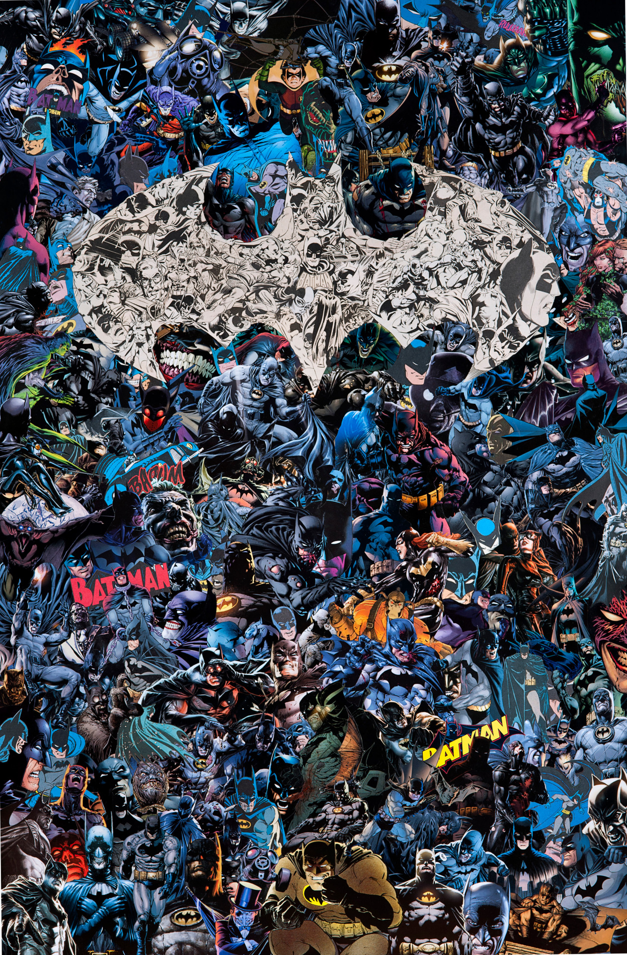 Batman Logo Collage by DarkHawk41 on DeviantArt