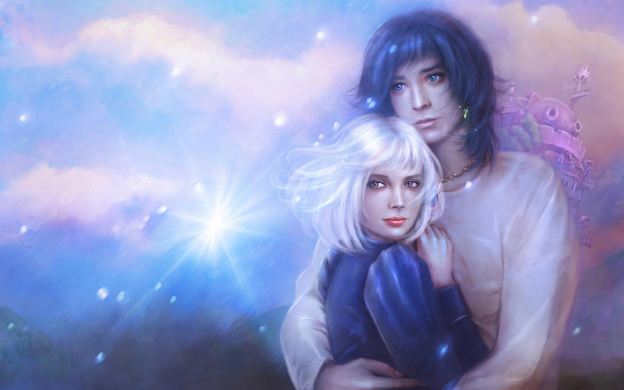 Howl and Sophie by PerlaMarina