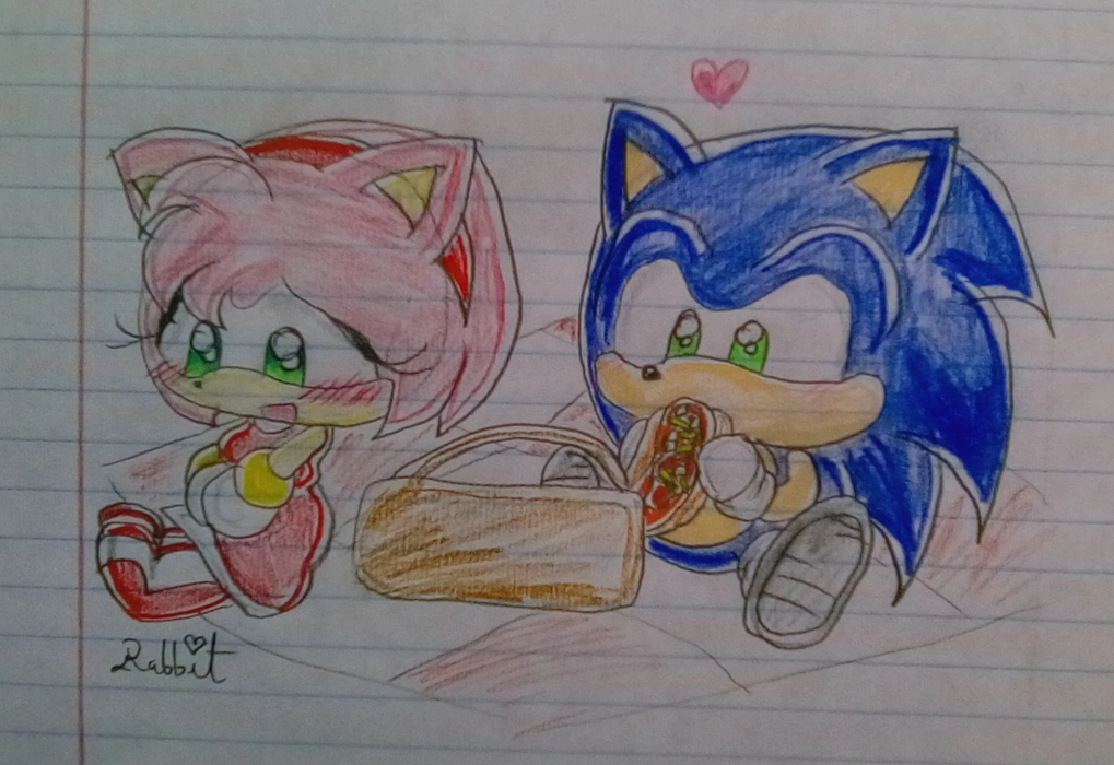 Sonic the Hedgehog fanart, deviantart., Stable Diffusion