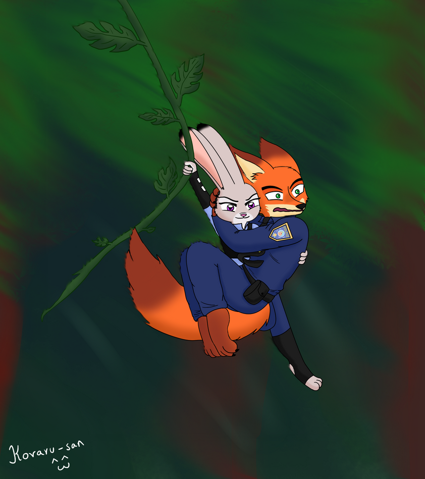 Scared fox, reckless by on